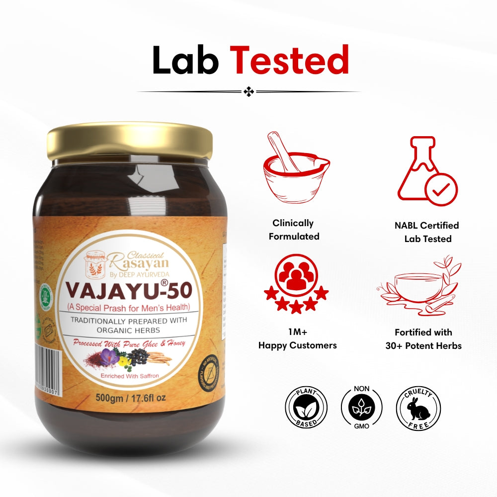 Vajayu® 50 Ayurvedic Superfood for Men's Health