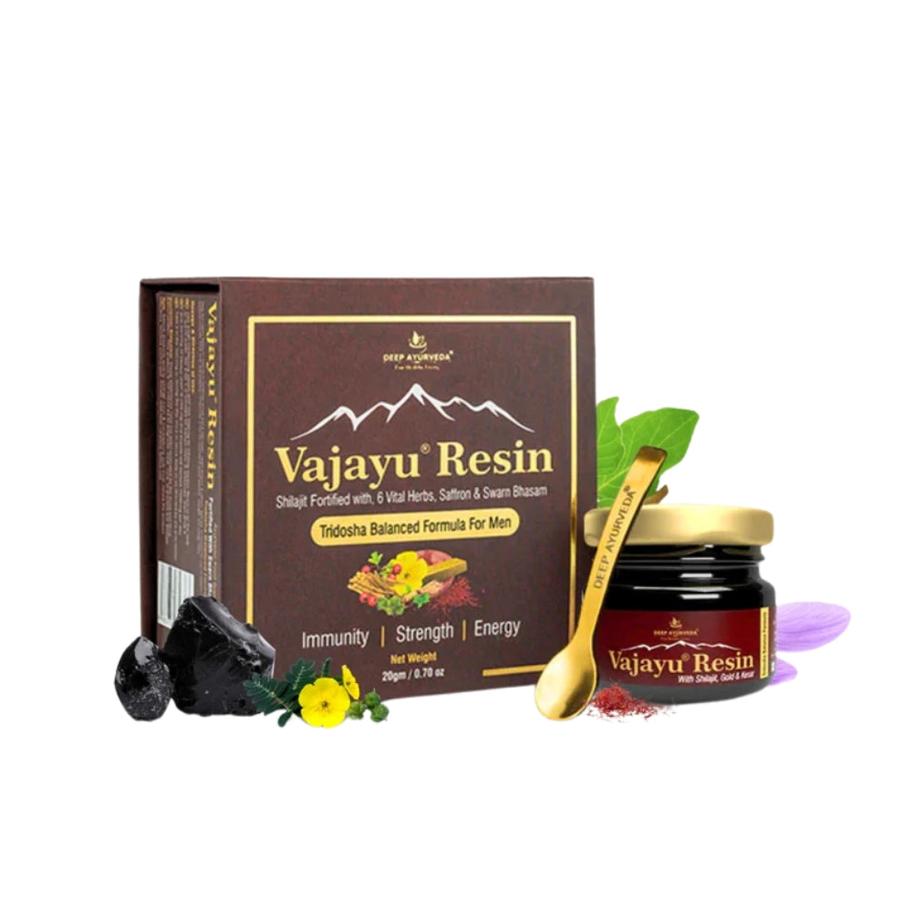 Vajayu Shilajit Gold Resin Plus With Gold & Kesar
