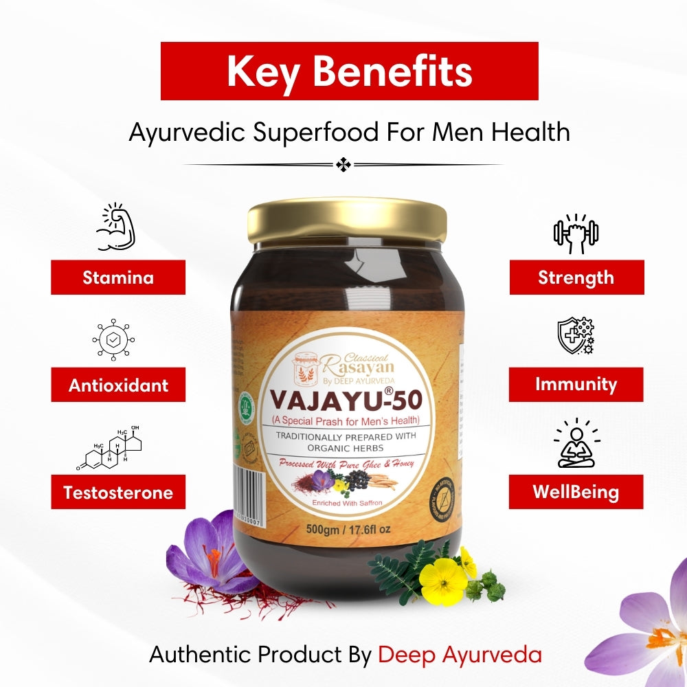 Vajayu® 50 Ayurvedic Superfood for Men's Health