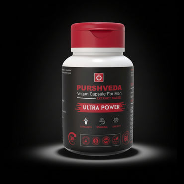 Purshveda Vegan Cap for Men | Stamina |  Strength