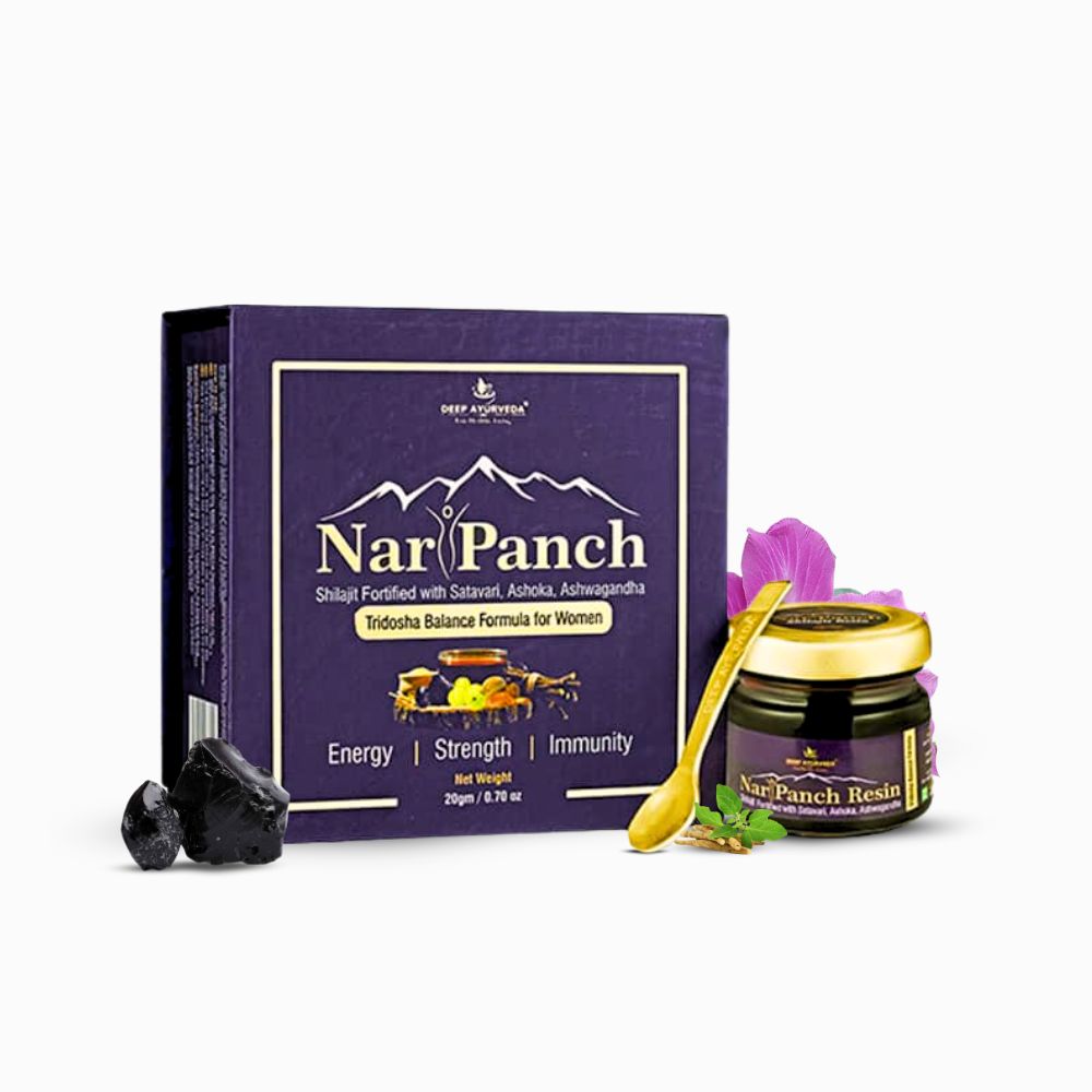 NariPanch shilajit resin for womens health by Deep Ayurveda
